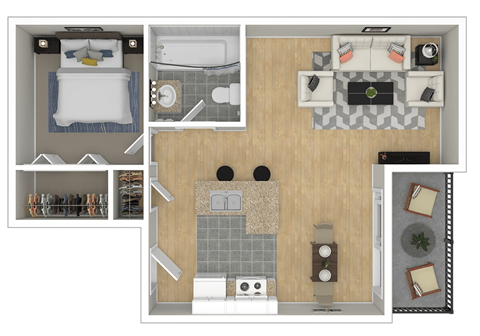 a floor plan image of the palisades of towson in towson, md